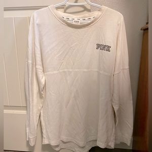 PINK Victoria’s Secret Oversized Long Sleeve Shirt. Women’s Size Medium.
